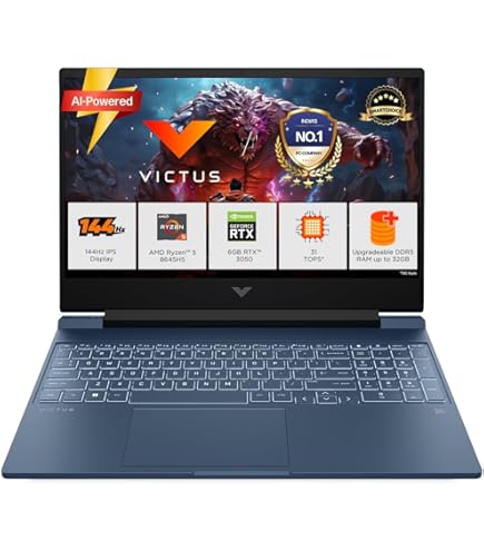 HP Pavilion Gaming Latest AMD Ryzen 5 5600H Processor 15.6